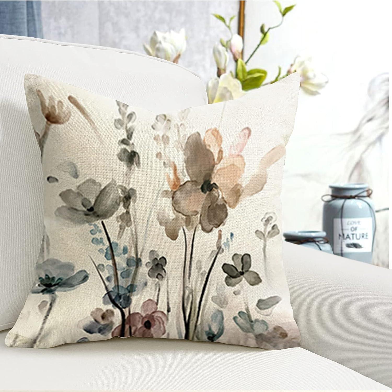 YCOLL kussenhoes 40x40 set van 2 decoratieve kussens linnen bankkussens YCOLL kussenhoes 40x40 set van 2 decoratieve kussens linnen bankkussens