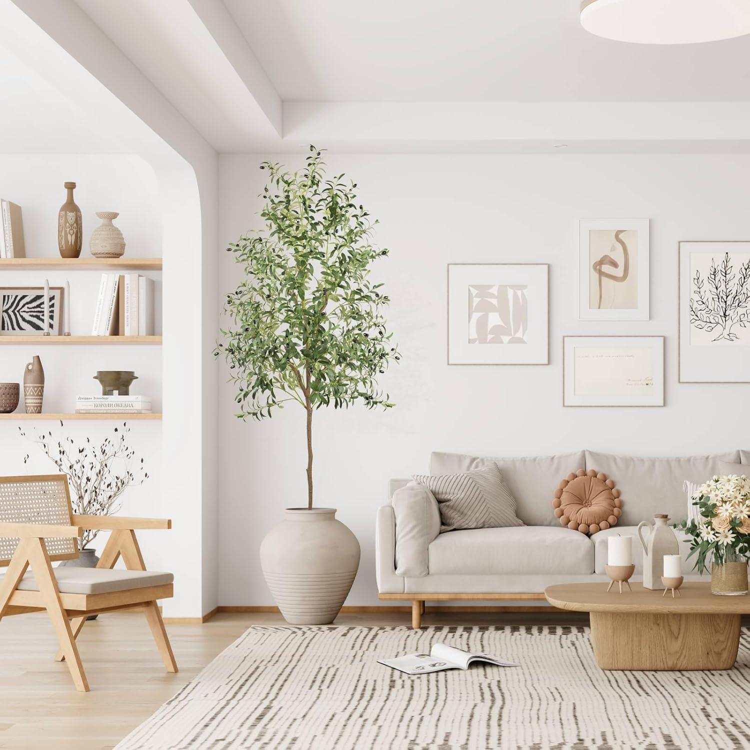 olivenbaum wohnzimmer Knstlicher Olivenbaum naturgetreu 165cm  Katie Fischer