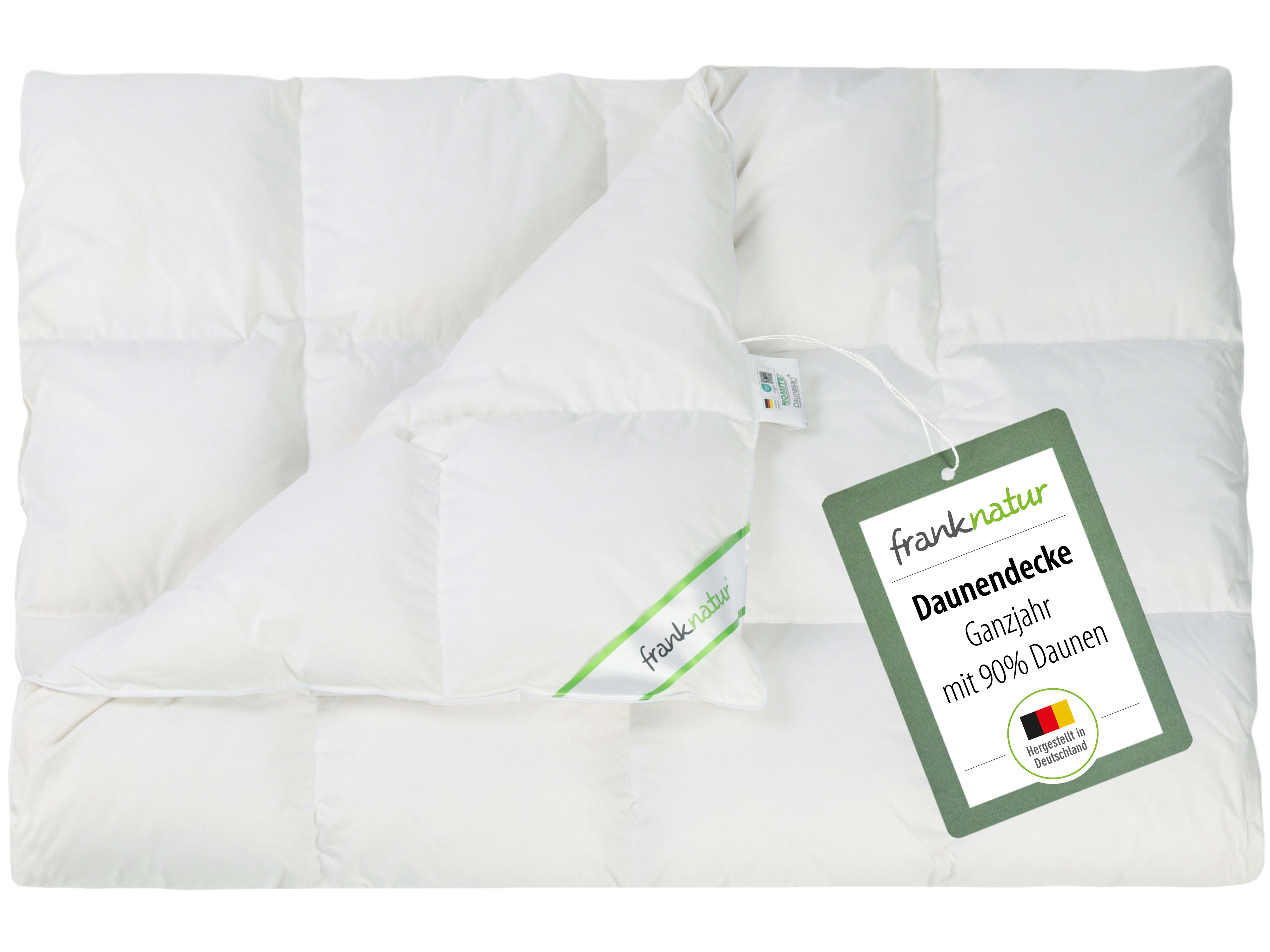 Warme Daunendecke mit 90% Daunen Bettdecke Winter Baumwolle