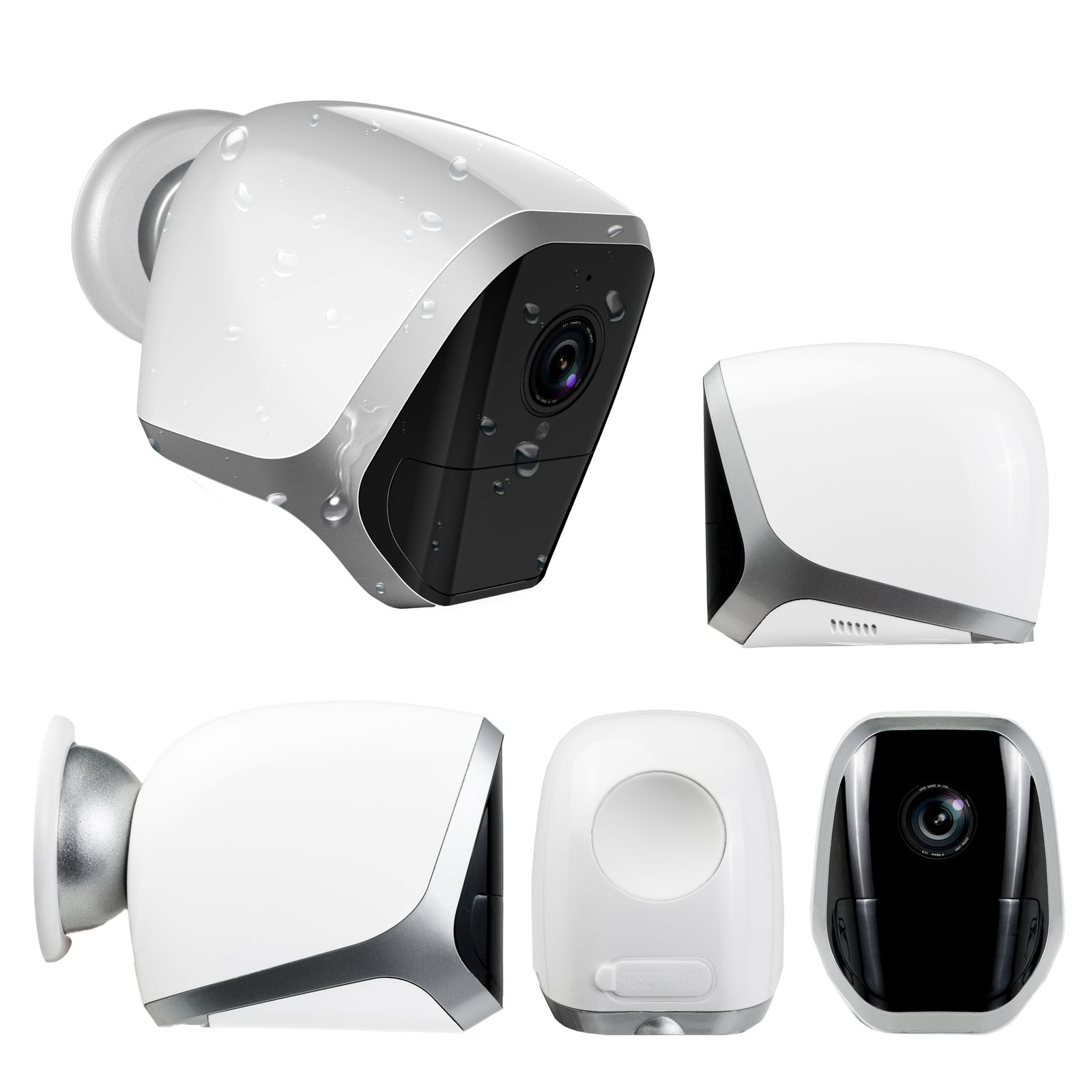 Battery Operated WLAN Full HD Security Camera Battery 100 Wireless 2 x