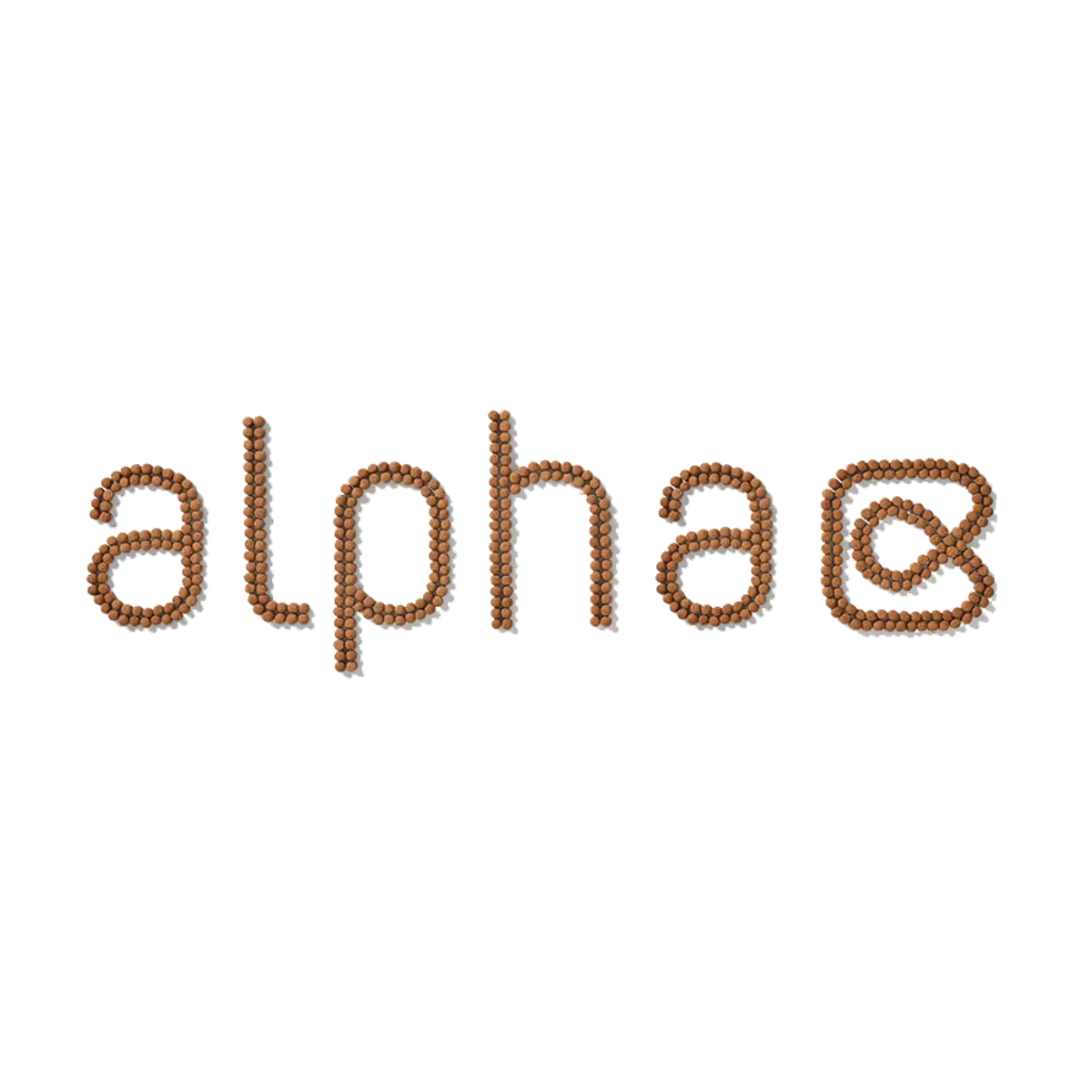 Alpha Schriftzug