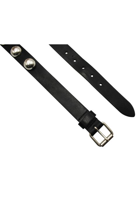 Gürtel mit Nieten |BALL STUD - Edel-Punkrock-Gürtel mit halbierten Silberkugeln