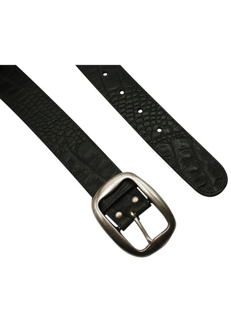 Kroko Gürtel | CROC 01 - Krokodilleder Optik Jeansgürtel