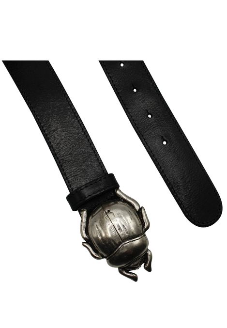 Gürtel mit großer Gürtelschnalle | SKARABÄUS - Auffällige Koppel-Schließe mit Käfer-Motiv