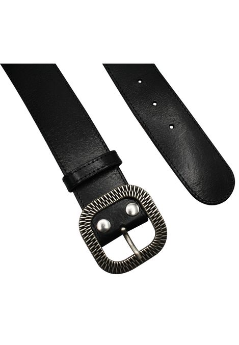 Gürtel mit Großer Gürtelschnalle | ZIPPER - Klassischer Gütel mit auffälliger Design-Schließe