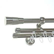 Deckenträger Modern Kegel E21 Gardinenstange Edelstahl Rohr VA 16mm Wand o Deckenträger Modern Kegel E21 Gardinenstange Edelstahl Rohr VA 16mm Wand o