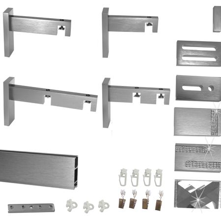 Gardinenstangen Träger für dm 20mm Innenlaufrohr H30 H40 D30 D40 Zubehör BASIT