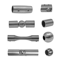 Edelstahl Querstabhalter Handlaufhalter Trägerplatte Handlauf Stabverbinder Stab