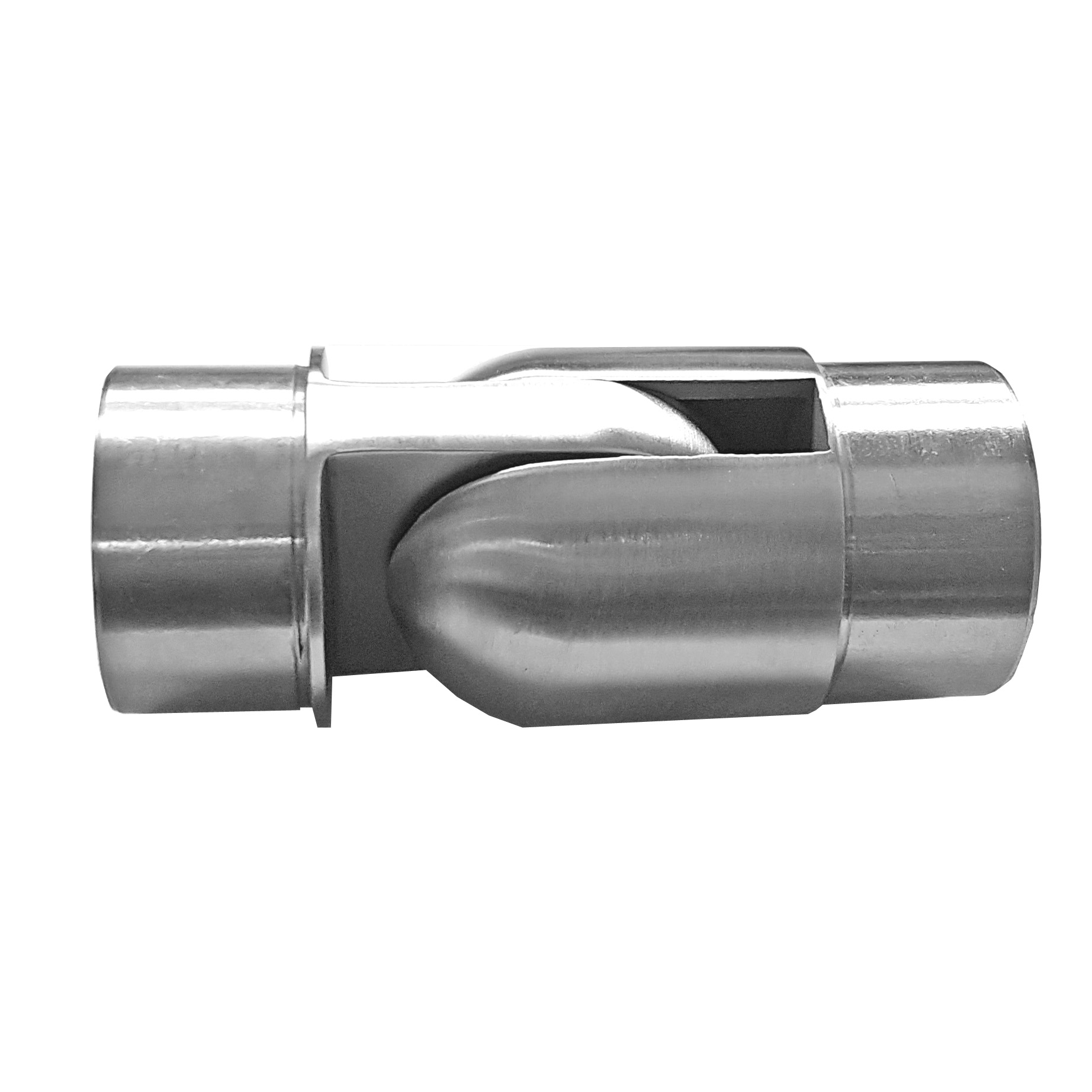 Edelstahl 42,4 Rohr WINKEL WAND-HALTER Geländer Fitting