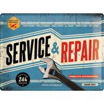 Service & Repair 50er retro Blechschild
