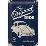 VW Beetle The Original Ride Käfer 50er retro Blechschild