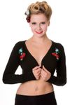 Cherry Kirschen retro Cardigan Bolero Strickweste v. Banned