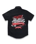 Kustom Works retro Männer Workshirt Kustom Car Hemd v. Hotrod Hellcat