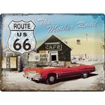 Route 66 The Mother Road 50er retro Blechschild