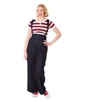 Marnie 40s retro Denim Marlene Suspender Hosenträger Jeans Hose v. SugarShock