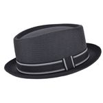 Pork Pie 30er 40er retro Trilby Hut ungefüttert