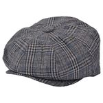 Mixed Check & Tartan 30er Jahre retro Newsboy Karo Ballonmütze