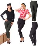 Alexia retro Pin Up Zigarettenhose High Waist skinny Hose v. SugarShock