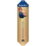 We can do it - 50s retro Blech Thermometer v. Nostalgic Art
