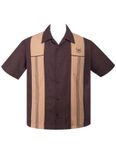 Snake Stitch Panel Loungeshirt Casino Shirt Herren Hemd v. Rock Steady Clothing