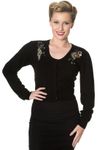 Proud Peacock Strickweste retro Tattoo Cardigan v. Banned