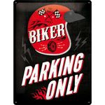 Biker Parking Only retro Blechschild v. Nostalgic Art