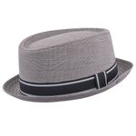Pork Pie 30er 40er retro Trilby Hut ungefüttert kariert