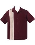 Vintage Americano Panel Loungeshirt Casino Shirt Herren Hemd v. Rock Steady Clothing