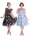 Florales Belinda 50s retro Swing Petticoat Kleid v. Hell Bunny