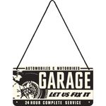 Nostalgic Art Garage Blechschild 50s retro Türschild