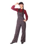 Svenja 40s retro Tartan Marlene Dungarees Karo Latzhose v. SugarShock