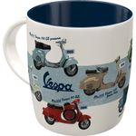 Nostalgic Art Vespa Model Chart retro Tasse