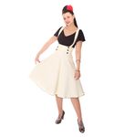 SugarShock Valentina 40er retro Hosenträger Petticoat Rock