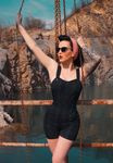 SugarShock Merle Tartan Latzhose retro Dungarees Shorts