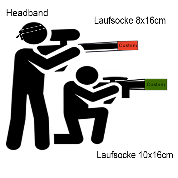 Paintball Laufsocke oder Bandana