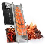 Flammlachsbrett Edelstahl Feuerschale
