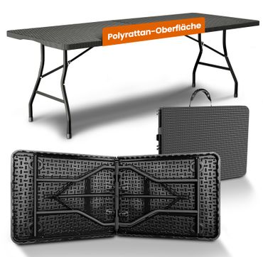 Polyrattan Tisch