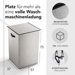 Wäschekorb 70Liter aus Stoff