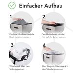 Wäschekorb Aufbaunanleitung Stoff 70 Liter