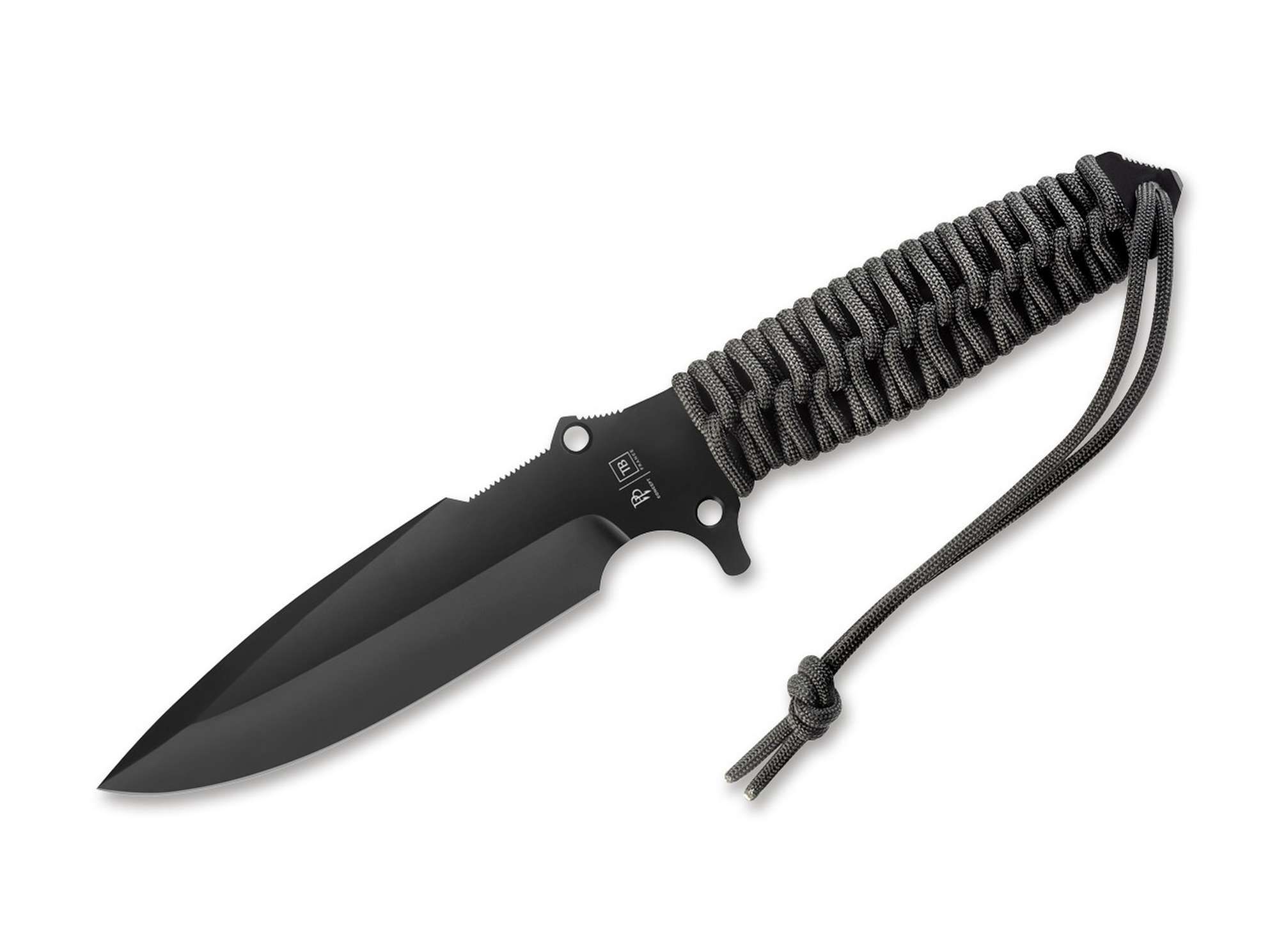 TB Outdoor Maraudeur Paracord Black eKnives Messer, Taschenmesser