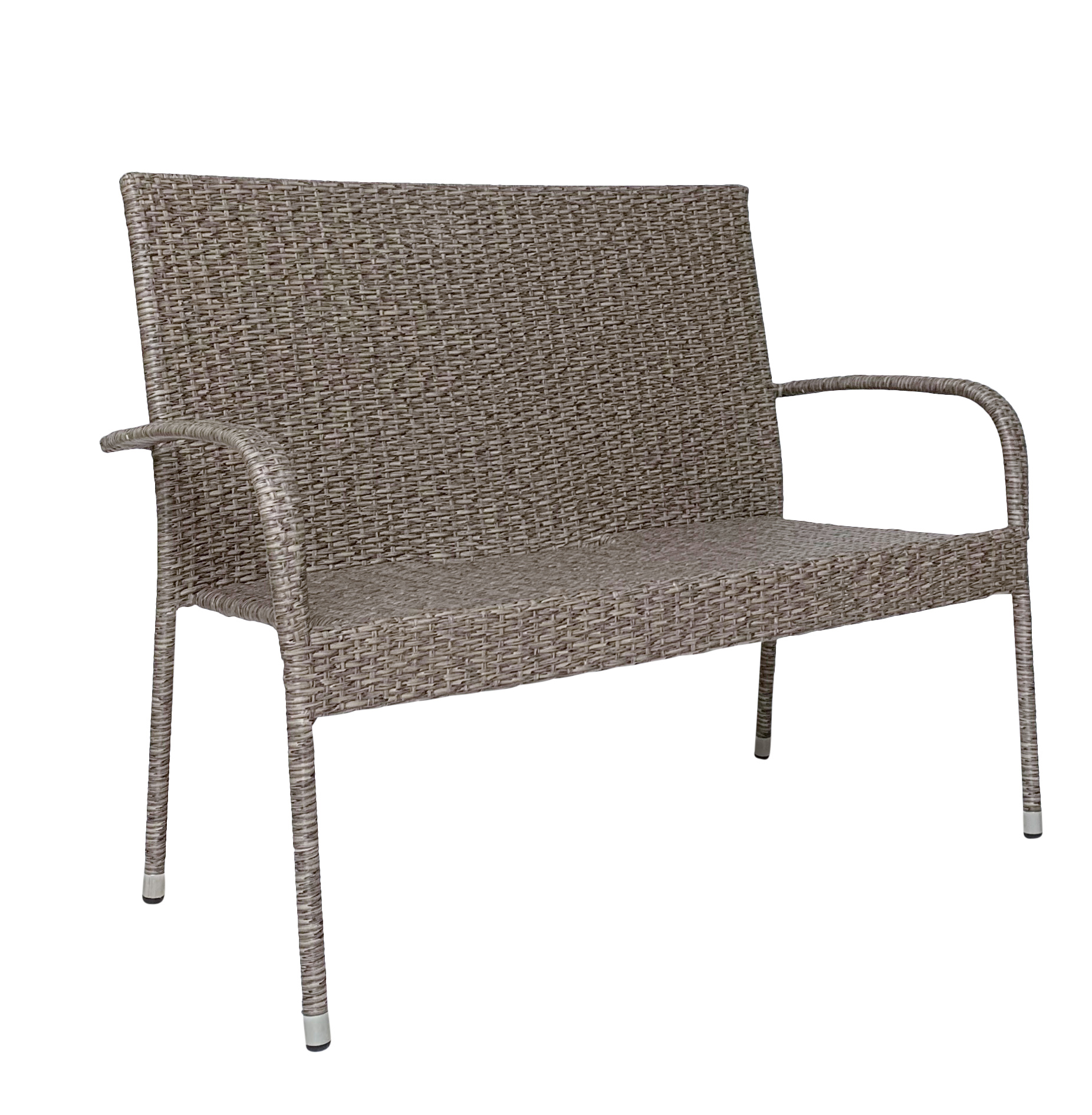 Sitzbank Saigon coffee stapelbar Polyrattan LC Garden Art. Nr. 199372