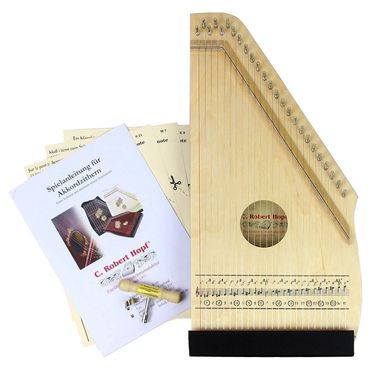 Hopf Kinderzither chromatisch mit 25 Melodiesaiten (C4-C5
