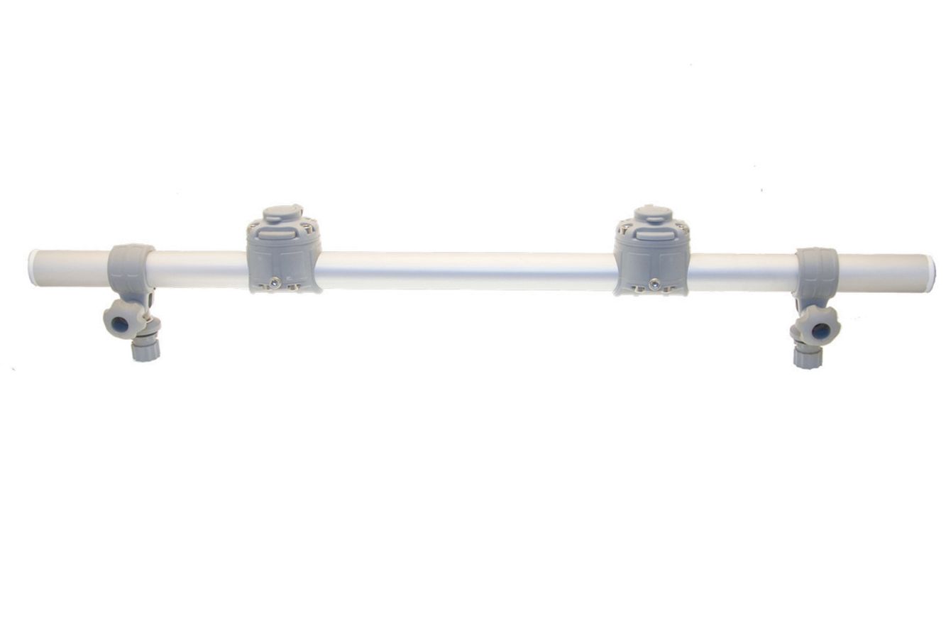 Fasten-Stange mit 2x Halterungen (Länge: 700 mm) 2 Fasten Vers.2 Stange 3 x Halterungen (Länge: 700mm) 2 Befestigungspunkte: Innen