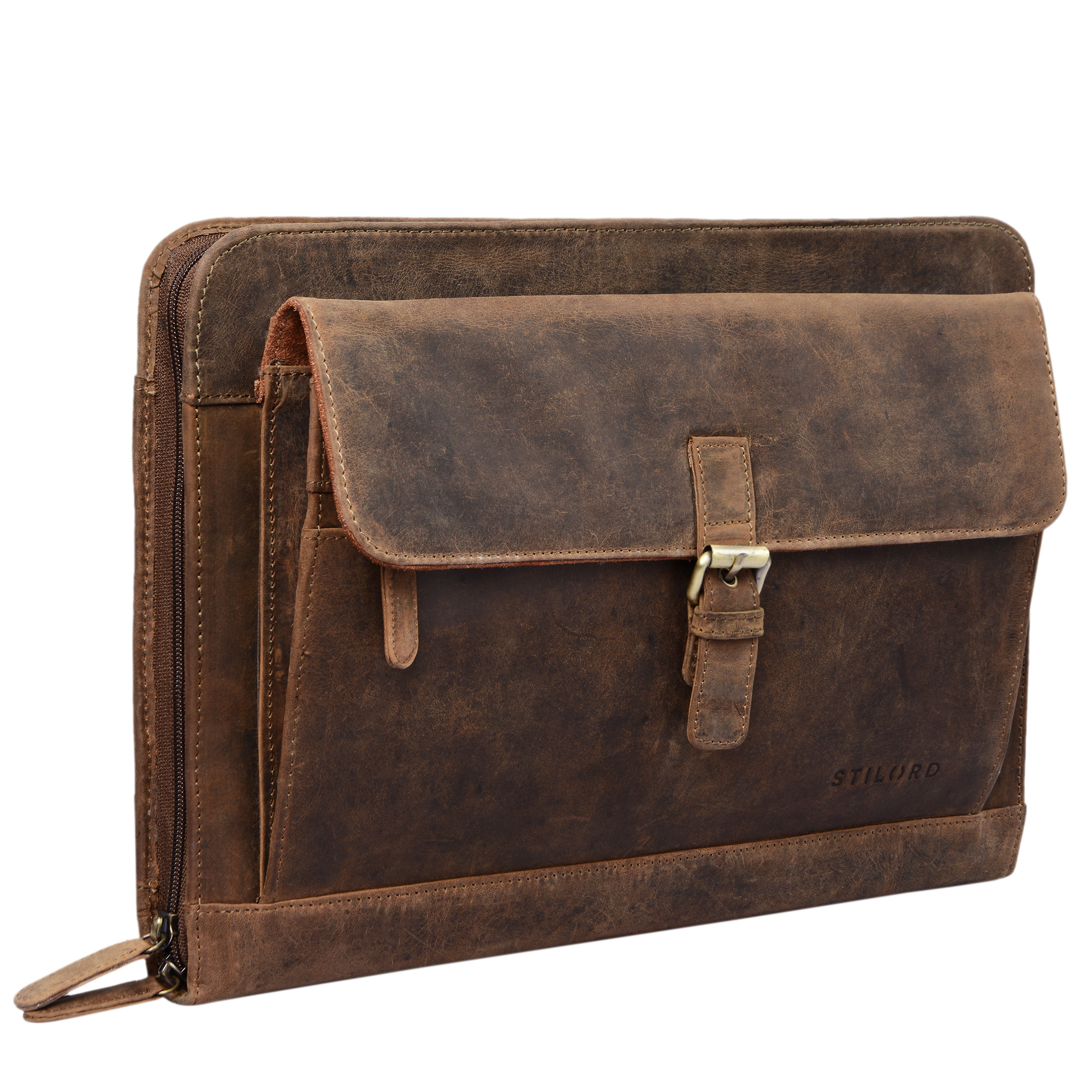 STILORD Emilius Aktenmappe Leder A4 Vintage