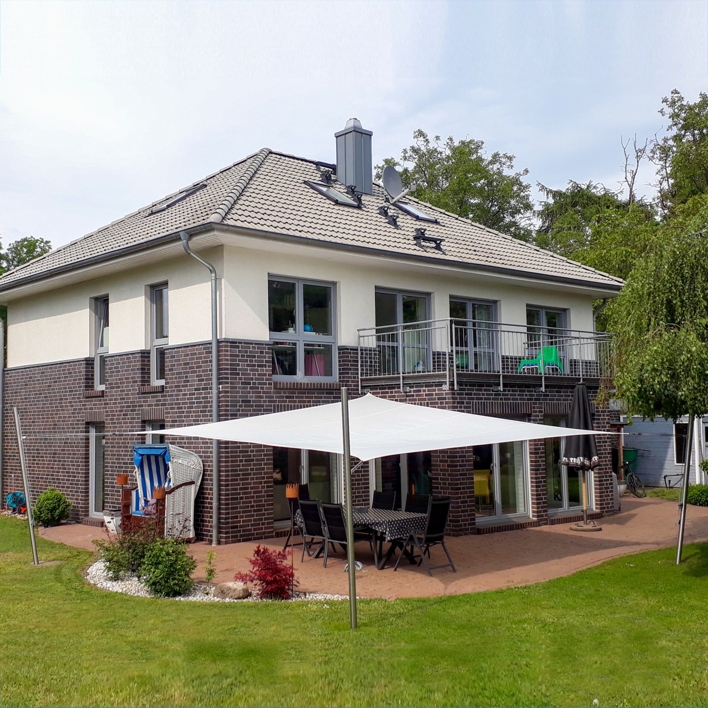Sonnensegel Komplettsets rechteckig