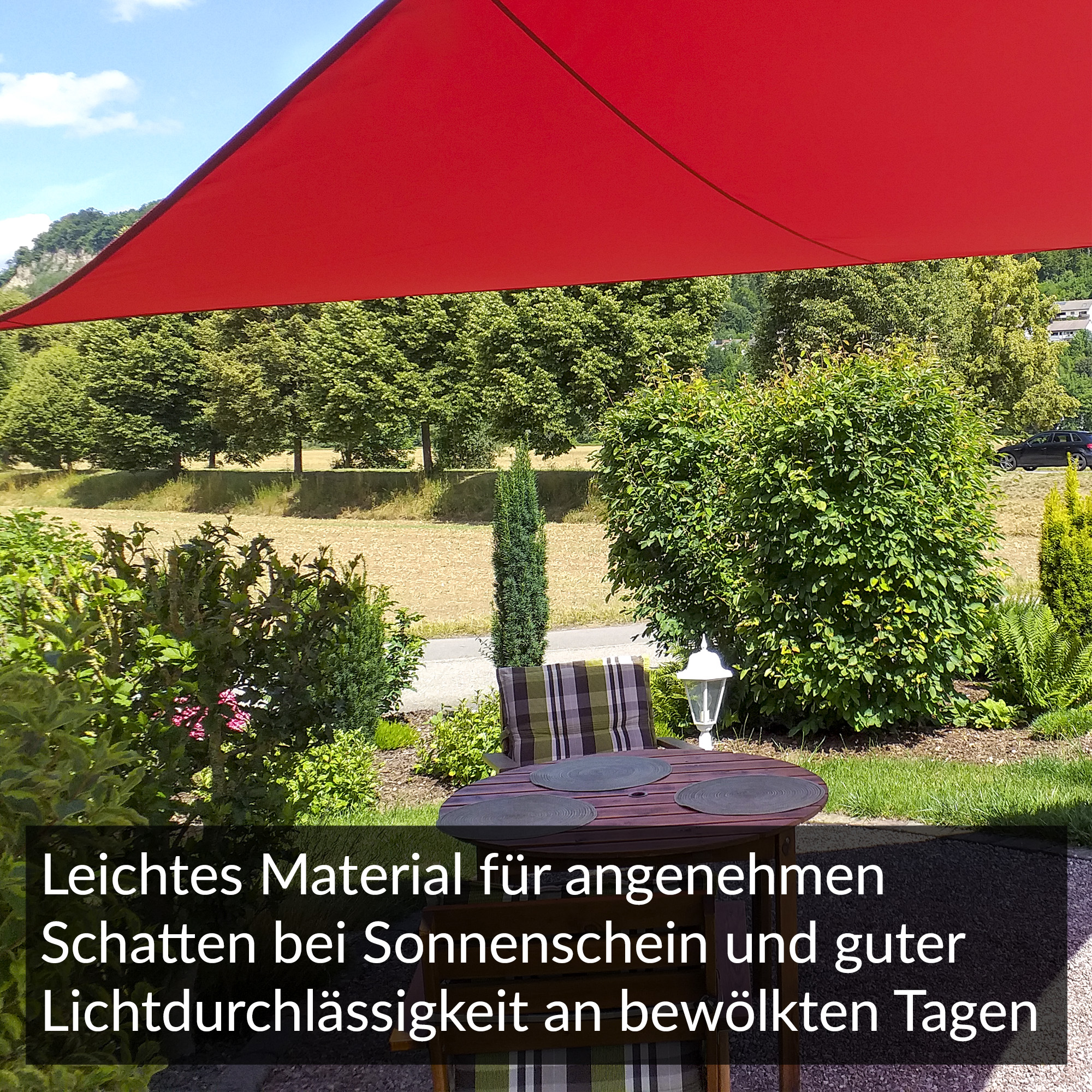 Sonnensegel rechteckig 6x4m luft & wasserdurchlässig SONNENSEGEL.guru