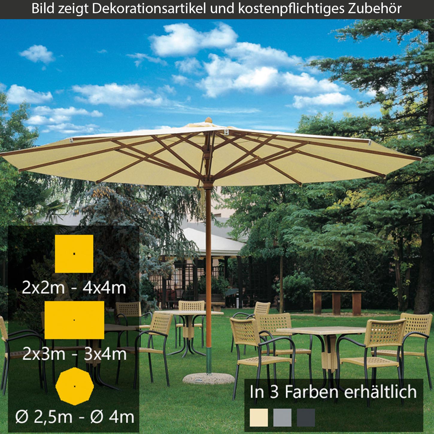     Sonnenschirm Palladio Standard