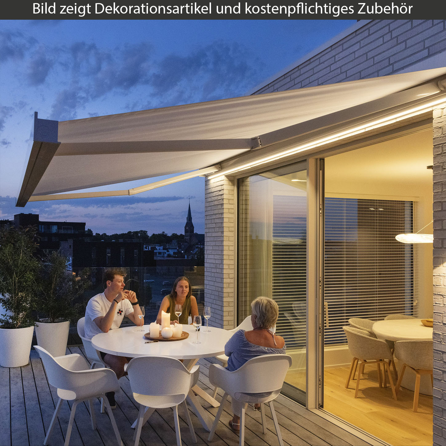 B27 - Markise im modernen und geradlinigen Design | SCHATTENFIX