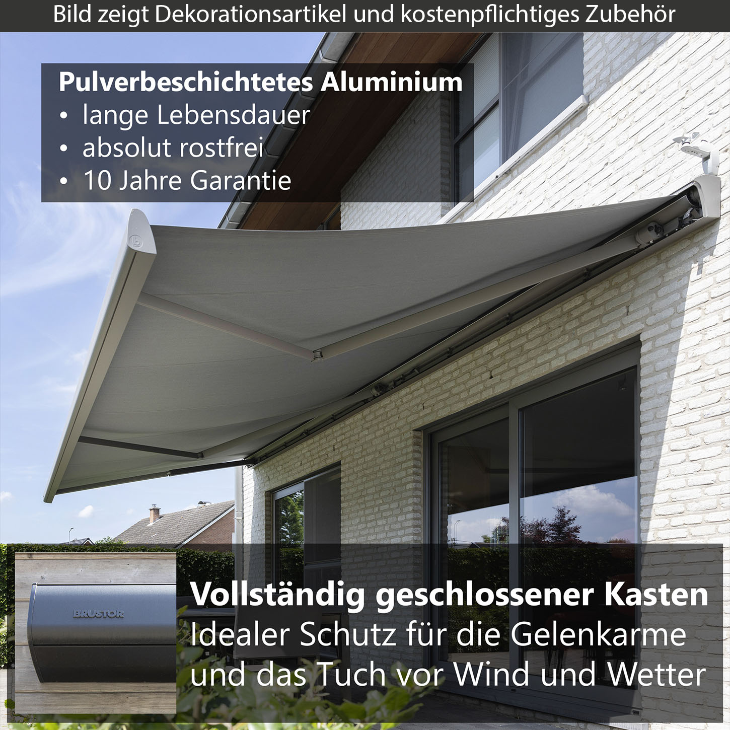 B35 - Die ideale Markise fr groe Terrassen | SCHATTENFIX