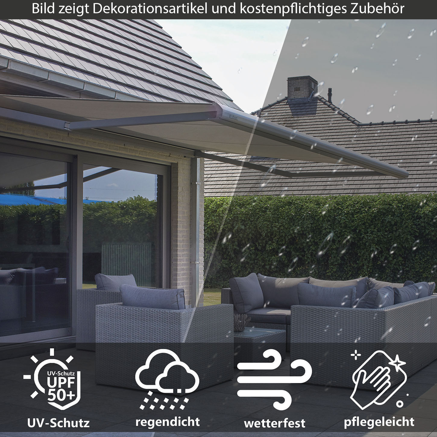B50XL - Die preiswerte Terrassen- und Balkonmarkise | SCHATTENFIX